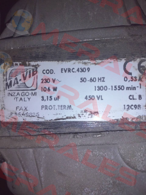 Code: EVRC.4309 REPLACED BY ER4L330SA.002  MA-VIB