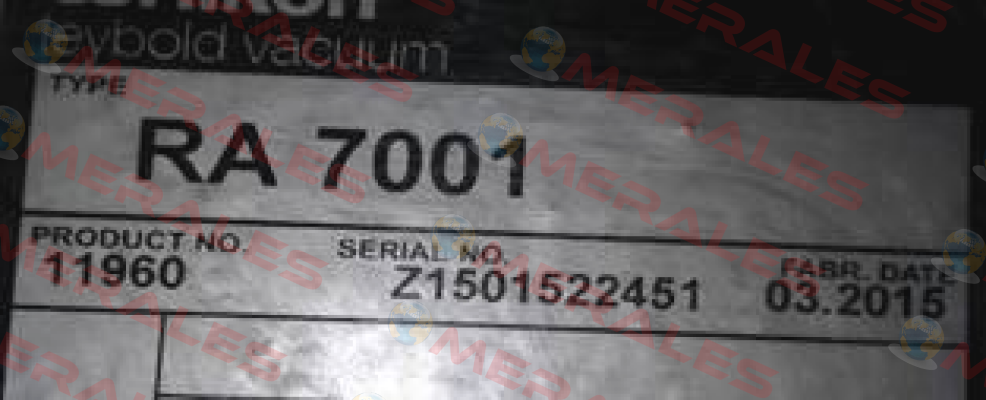 RA 7001 Leybold