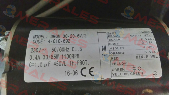 3RGM 30-20- 6V/2 Elco