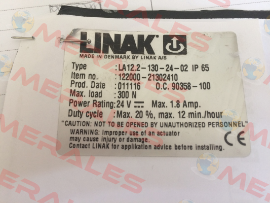 LA12.2-130-24-02 IP65 Linak