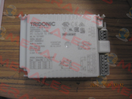 22176407 / PC 1/2x18 TC PRO Tridonic