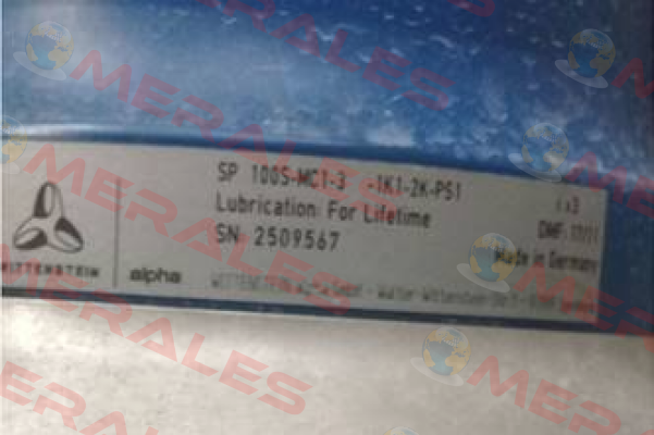 SP 100S-MC1-3-1K1-2K-PIS Wittenstein