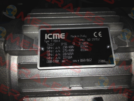 250554150021 Type T71 BX-4   Icme Motor