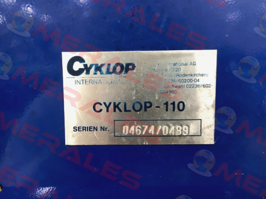 04674/0489 - replaced with 74504270   Cyklop