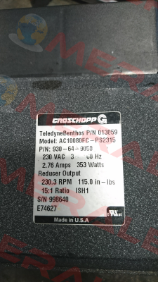 930-64-9050  OEM Groschopp