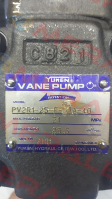 PV2R1-25-FAA-40 old code, new code  PV2R1-25-F-RAA Yuken