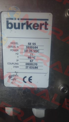 Model: SE 55,  ITEM : IT 03186 (OEM)  Burkert