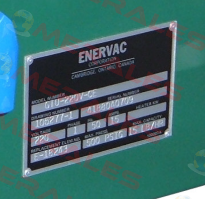 GTU-220V-CE obsolete, replaced by SF6 GAS TRANSFER UNIT – GTU 220V, 50HZ  Enervac