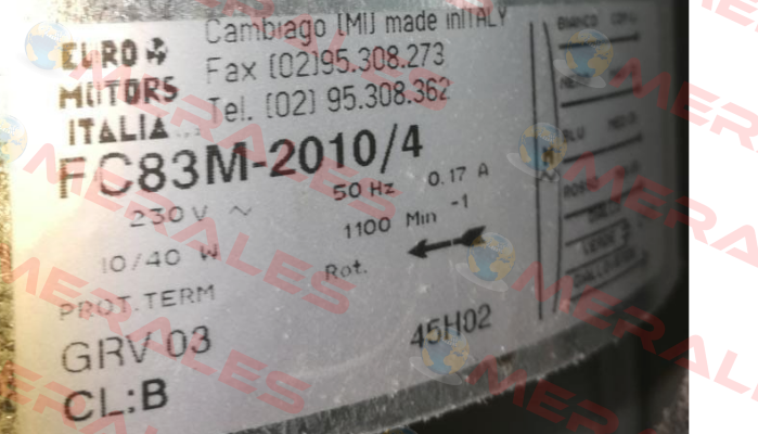 FC83M-2010/4 Euro Motors Italia