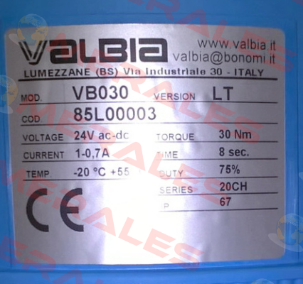 85L00003 / VB3024 Valbia