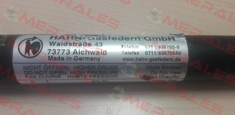 G10-23ST-33691 Hahn Gasfedern