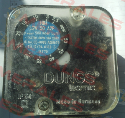 P/N: 107425, Type: LGW 50 A 2 Dungs