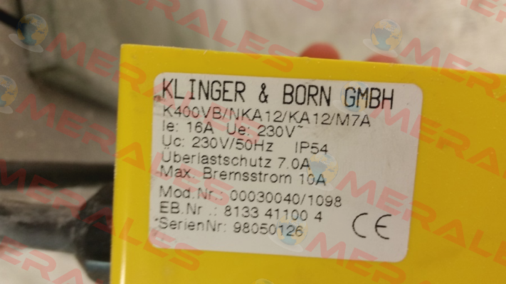 K400 (0003.0040) Klinger Born