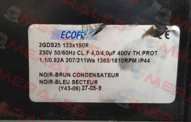 2GDS25 133X190R Y43-06 Ecofit