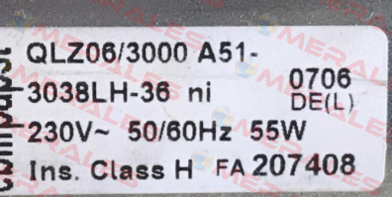 QLZ06/3000 A51-3038LH-36 EBM Papst