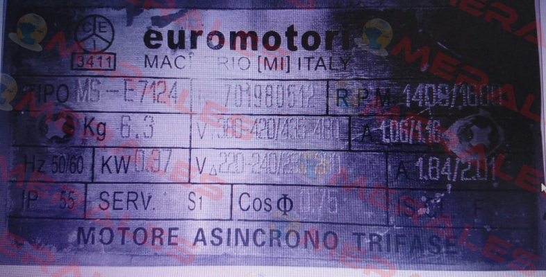 MS-E7124 old code, new code A B3P4 004 Euromotori