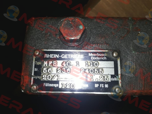 40.1MB-VR20*14  Rhein-Getriebe