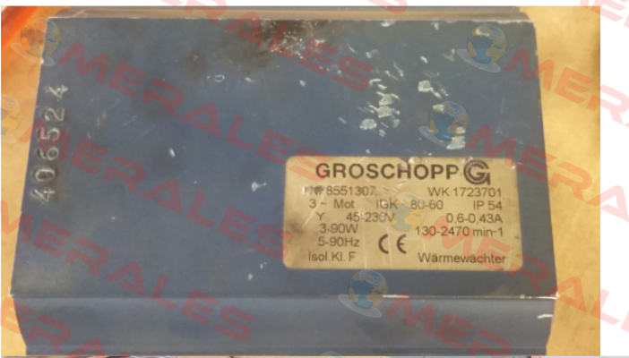 WK 1723701    NR 8551307 OEM Groschopp