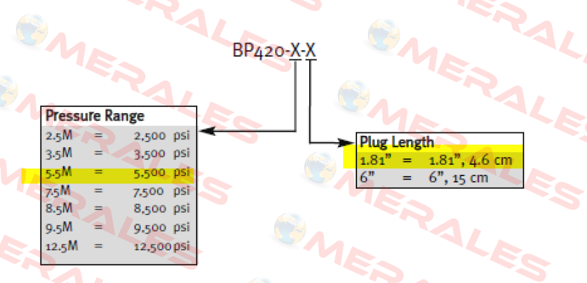BP420-1/2-5.5M-1.81 Dynisco