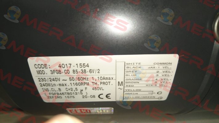 3FGB-CO 85-38-6V/2 Elco