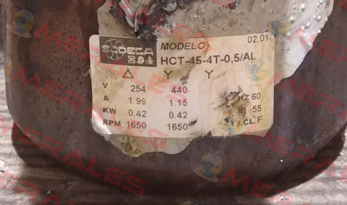070231-HCT45-4T-0.5-AL-IMP Sodeca