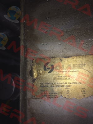 PWO 20-40-B-0-AG-N Olaer (Parker)