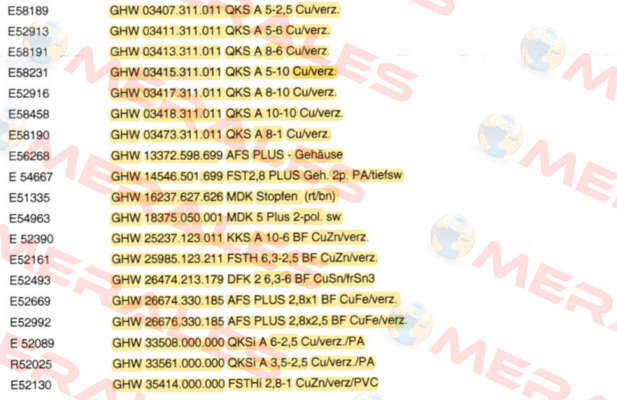 GHW 03407.311.011 (1 pack - 2.500,00 pcs.) Lear (Grote Hartmann)