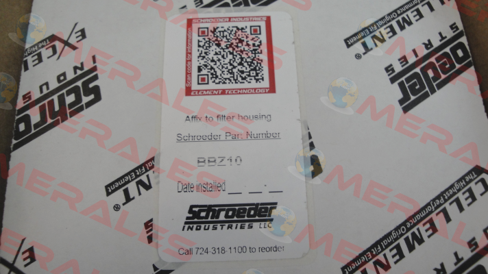 BBZ10 Schroeder Industries