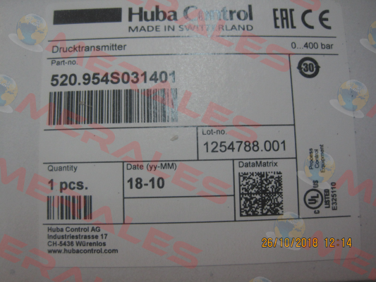 520.954S031401 Huba Control