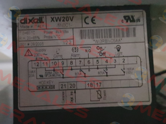 XW20V - 5N0C1 OEM Dixell