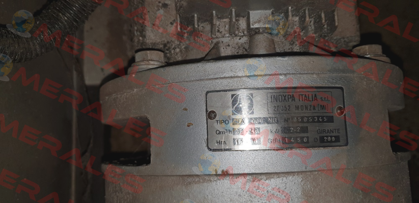 HA 300 MB, Nr:0505345 obsolete, replaced by "17 SE 35 Inoxpa