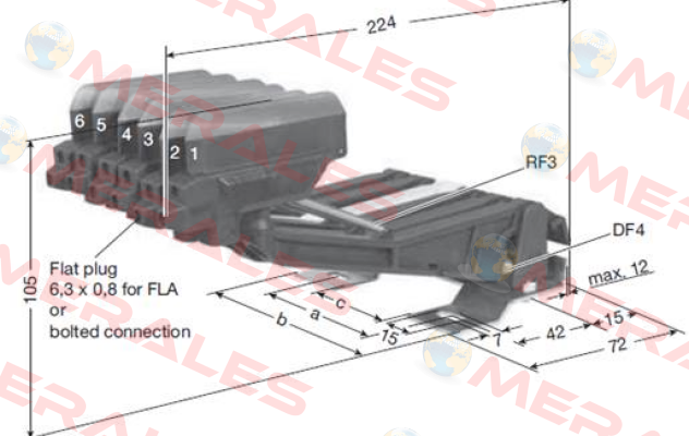 P/n: 0157199/00, Type: SA-KESL32-55F-3-18HS-0-03-04-04 Vahle
