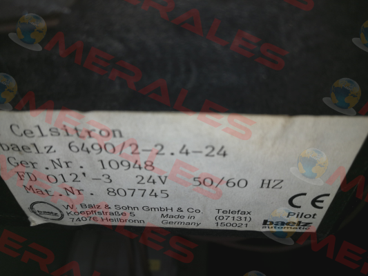 6490-0222 Baelz