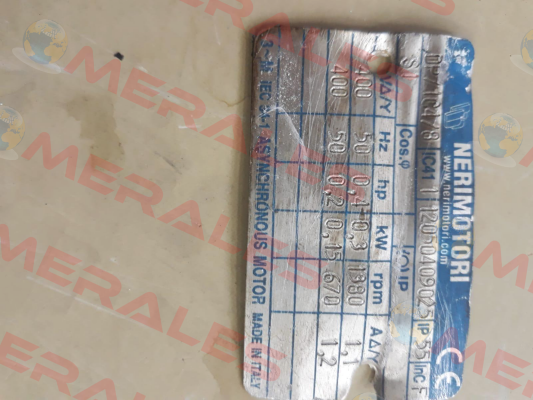 DP71C 03/015 4/8P B14 V400/50 Neri Motori
