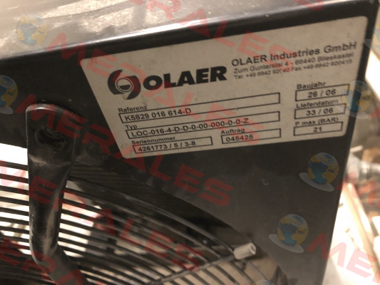 LOC3-016-4-D-D-0-00-000-0-00-Z Olaer (Parker)