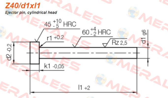 Z40/1,5x100 Hasco
