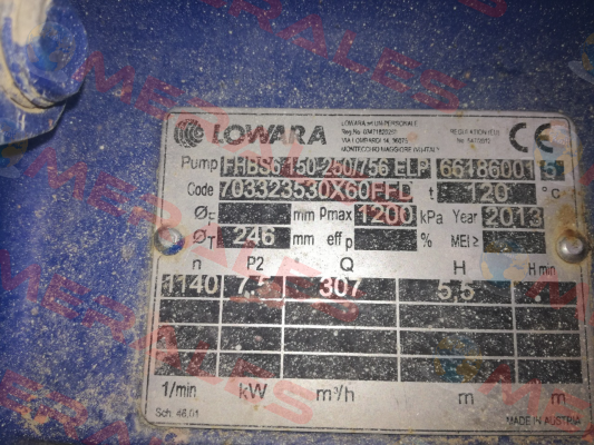 703323530X60FFD Lowara