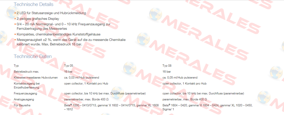 DFMA Type:05 - Durchflussmenge 0,1-13l/h ProMinent