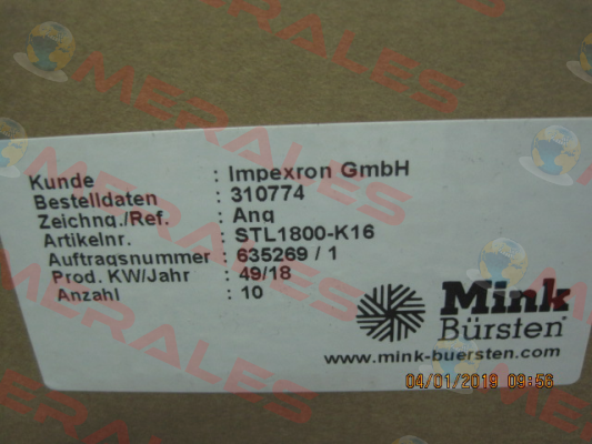 STL1800-K16 Mink Bürsten