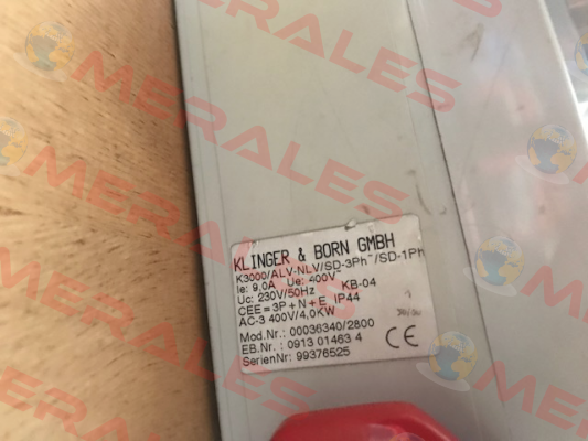 00036340/2800 Klinger Born