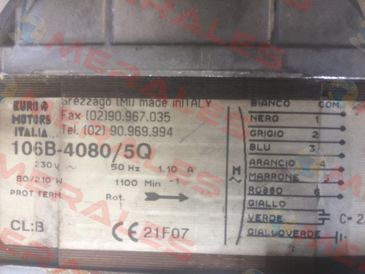106B.4080/5Q Euro Motors Italia