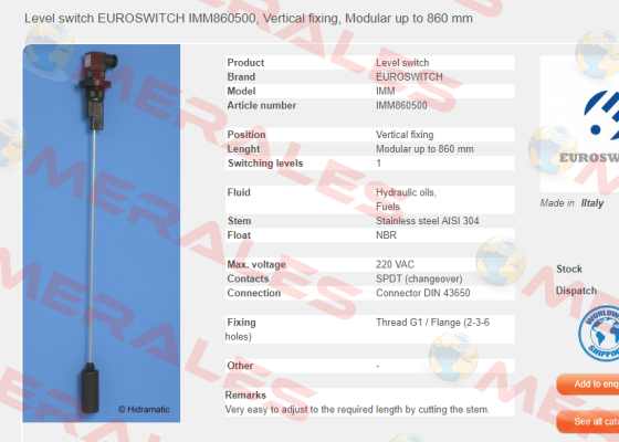 ELIMM860500 Euroswitch