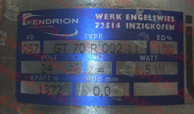GTR070.024002 Kendrion