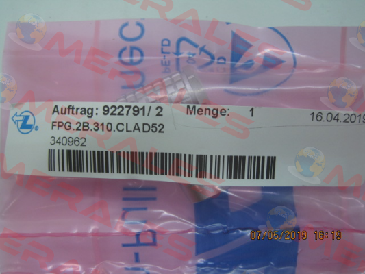 FPG.2B.310.CLAD52Z Lemo
