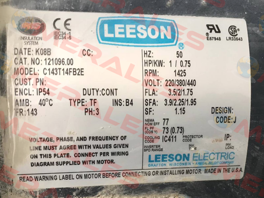 121096 (C143T14FB2E) Leeson
