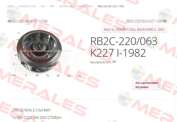 RB2C-220/063 k227 I-1982 Emc