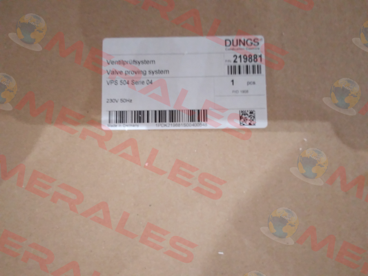 219881 / VPS 504 S04 230V 50Hz Set Dungs