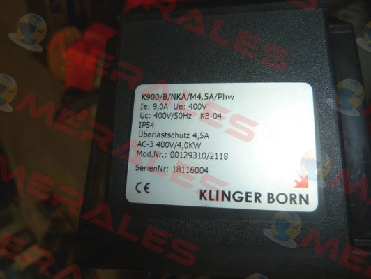 0012.9310 Klinger Born