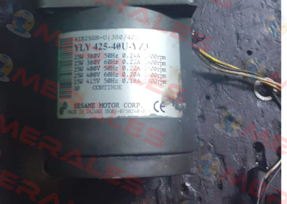 YLY 425-40U-Y/3 Sesame Motor