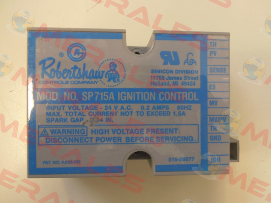 SP715A Robertshaw